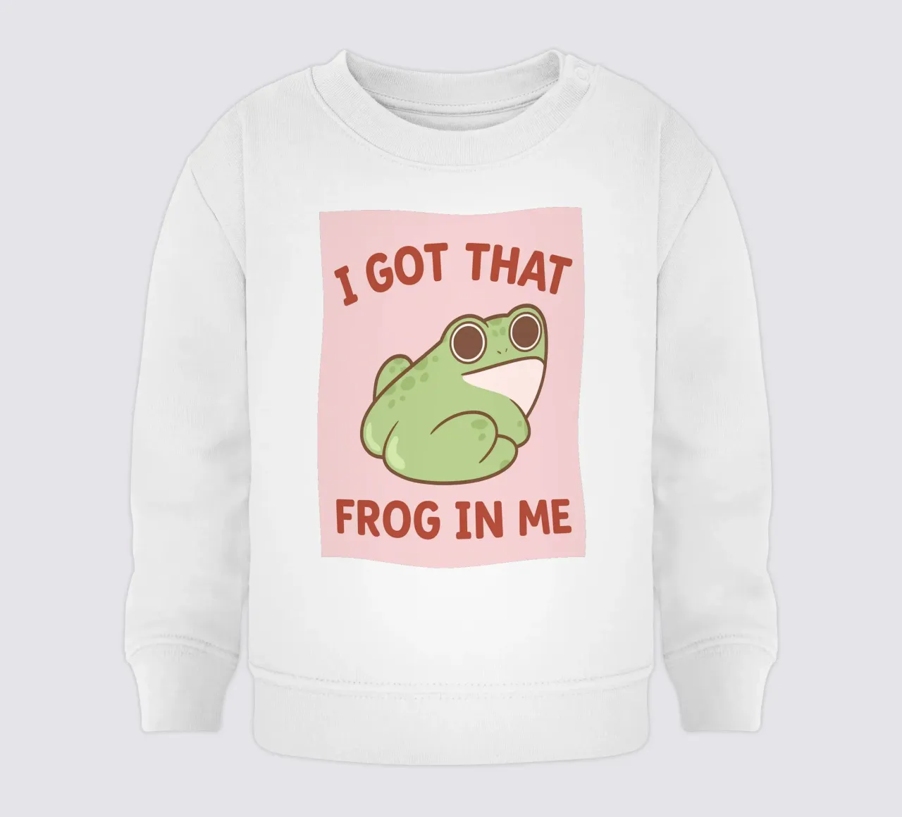 rana in me felpa neonato da bougenfille