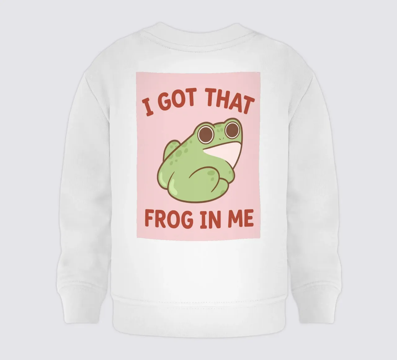 rana in me felpa neonato da bougenfille