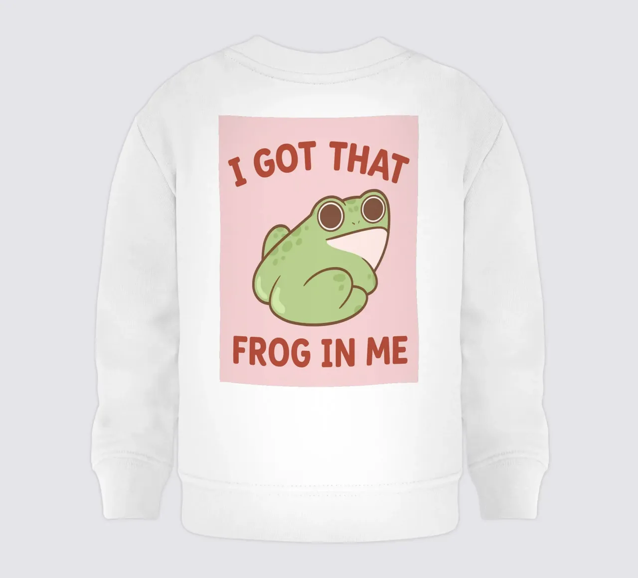 rana in me felpa neonato da bougenfille