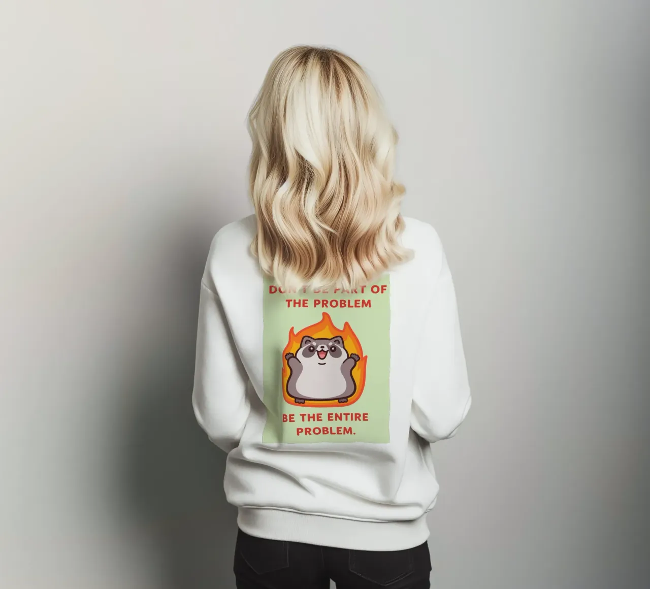 essere parte del problema felpa da bougenfille