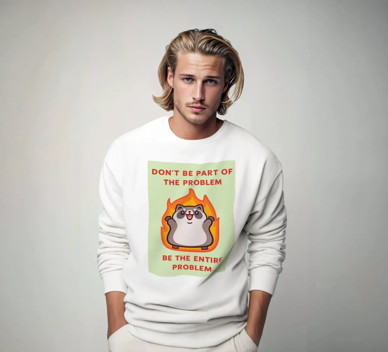 essere parte del problema felpa da bougenfille