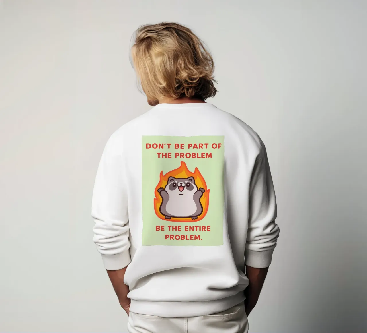 essere parte del problema felpa da bougenfille