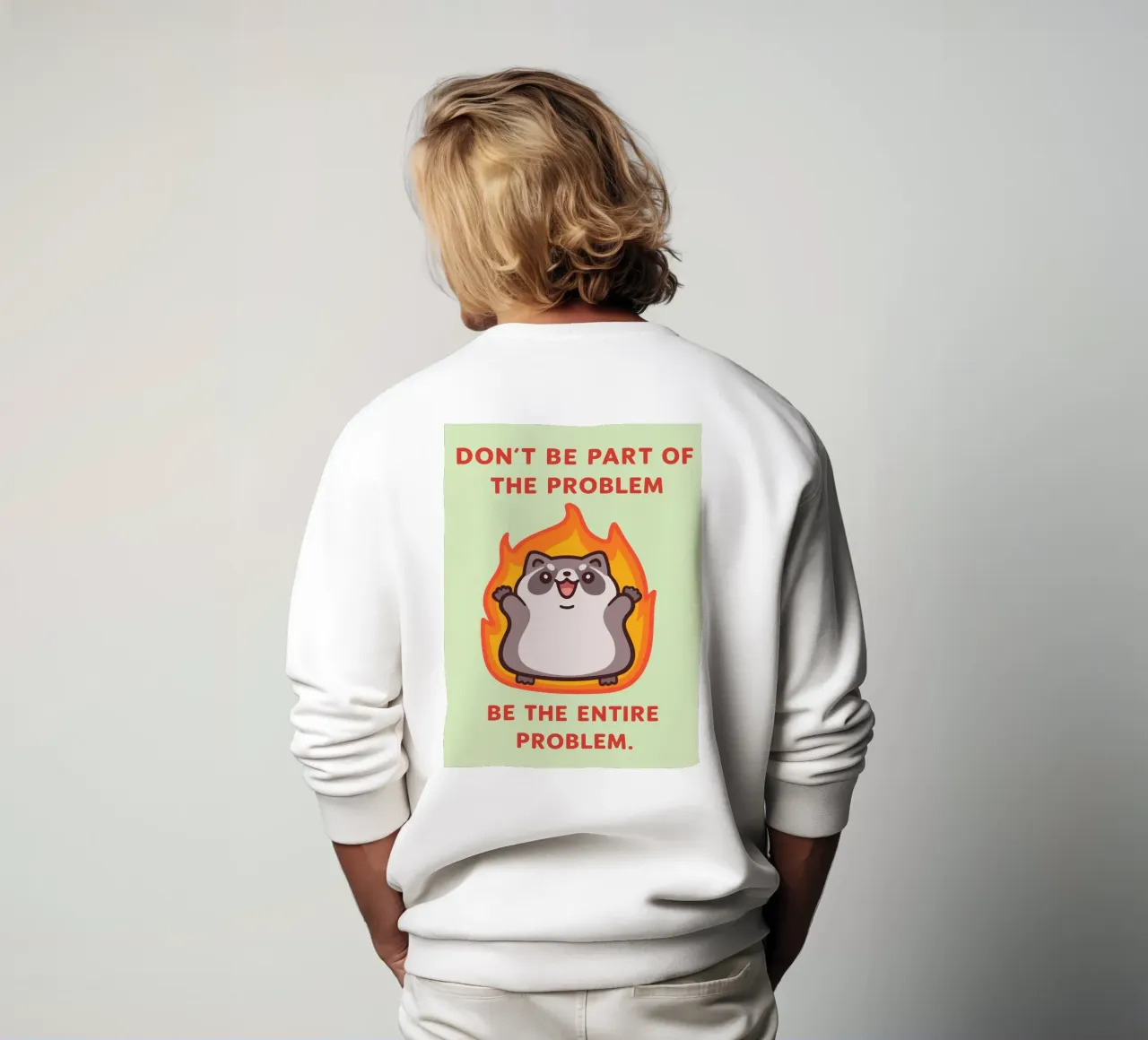 essere parte del problema felpa da bougenfille