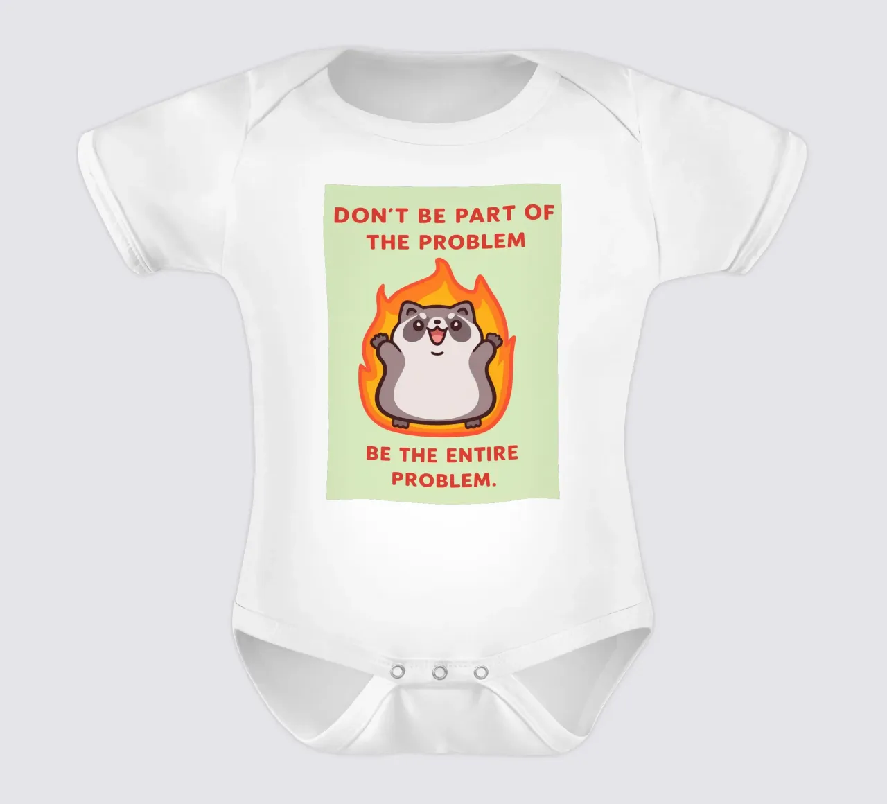 essere parte del problema body neonato maniche corte da bougenfille