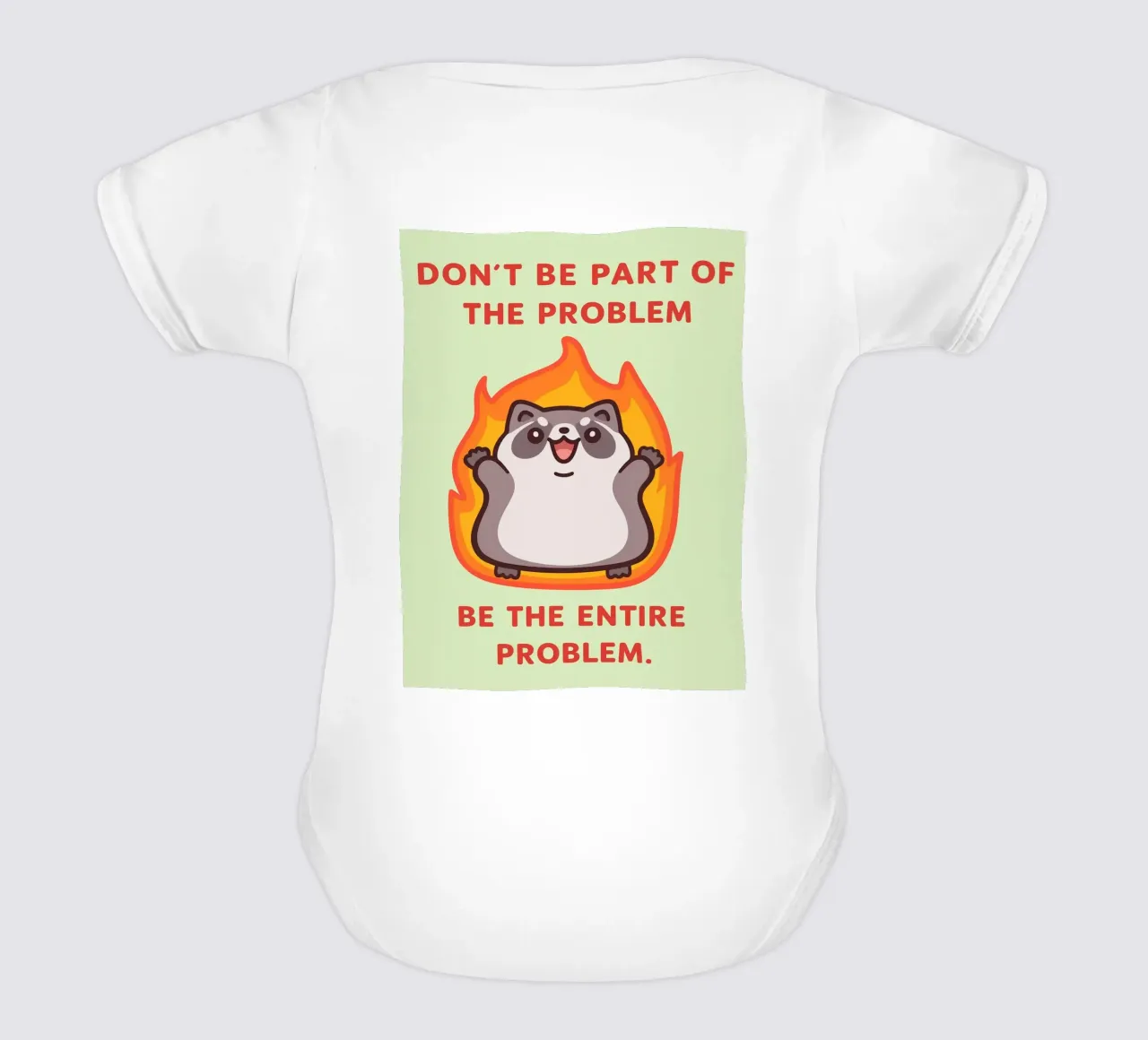 essere parte del problema body neonato maniche corte da bougenfille