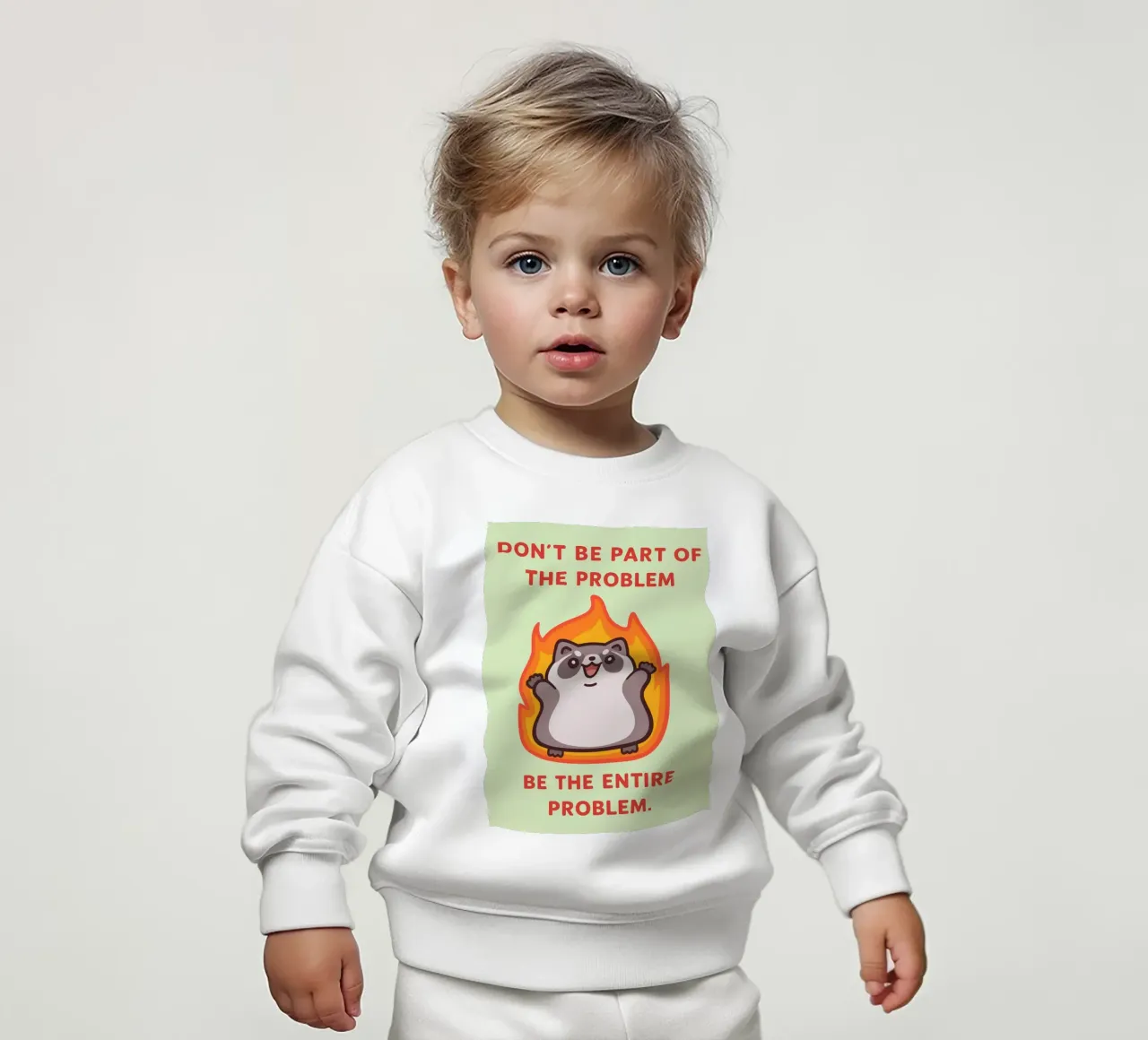 essere parte del problema felpa neonato da bougenfille