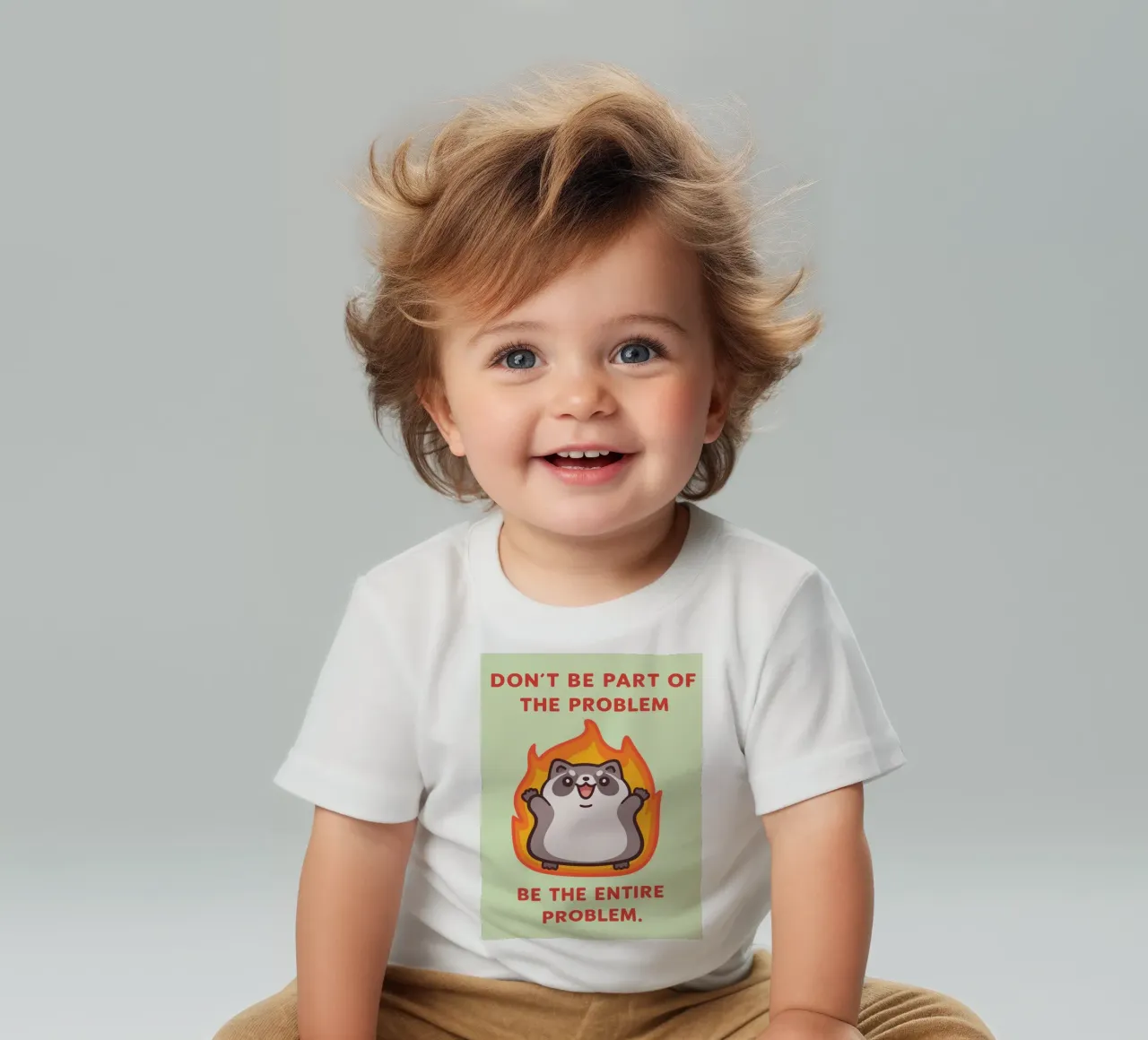 essere parte del problema maglietta neonato da bougenfille