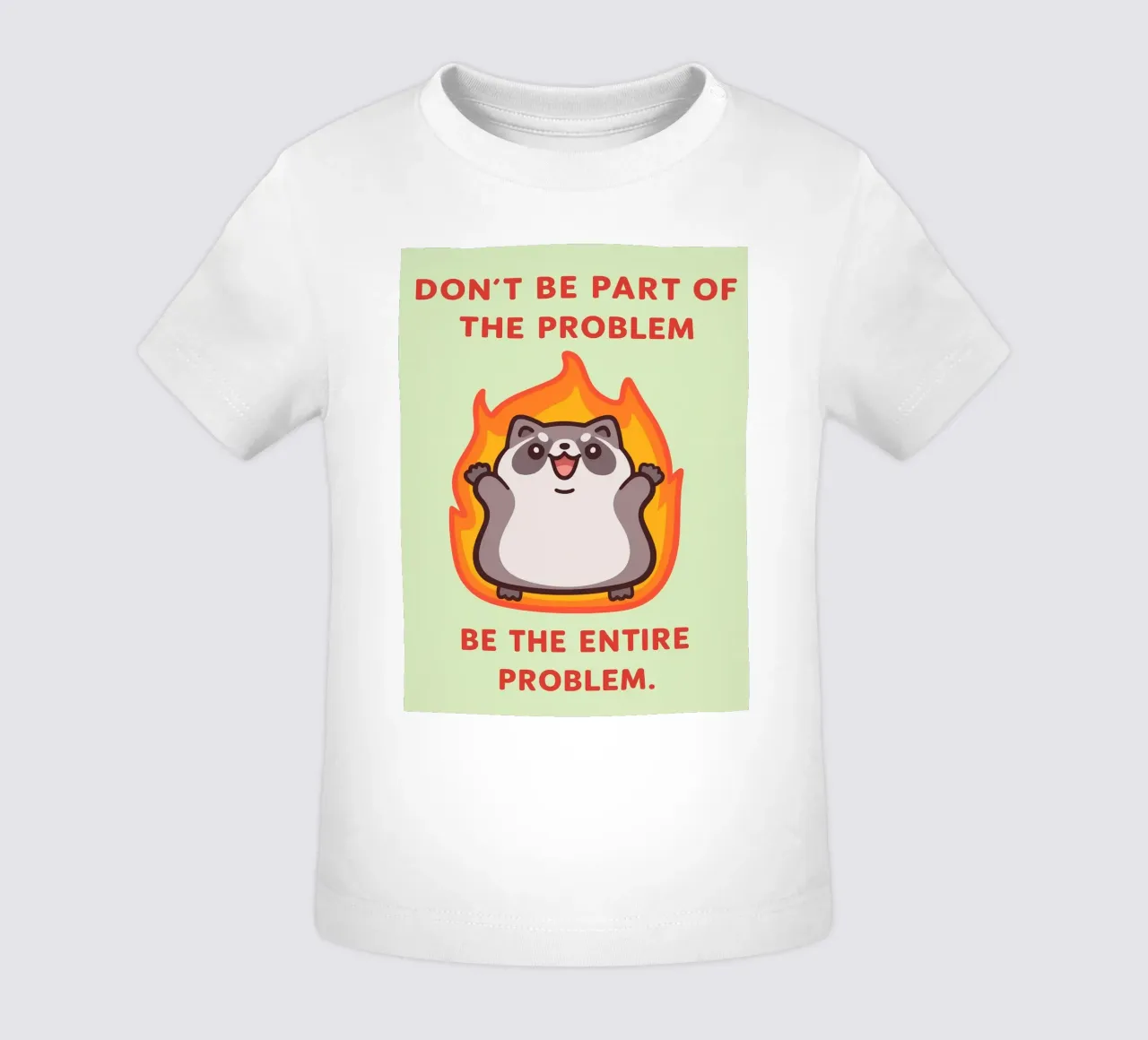 essere parte del problema maglietta neonato da bougenfille