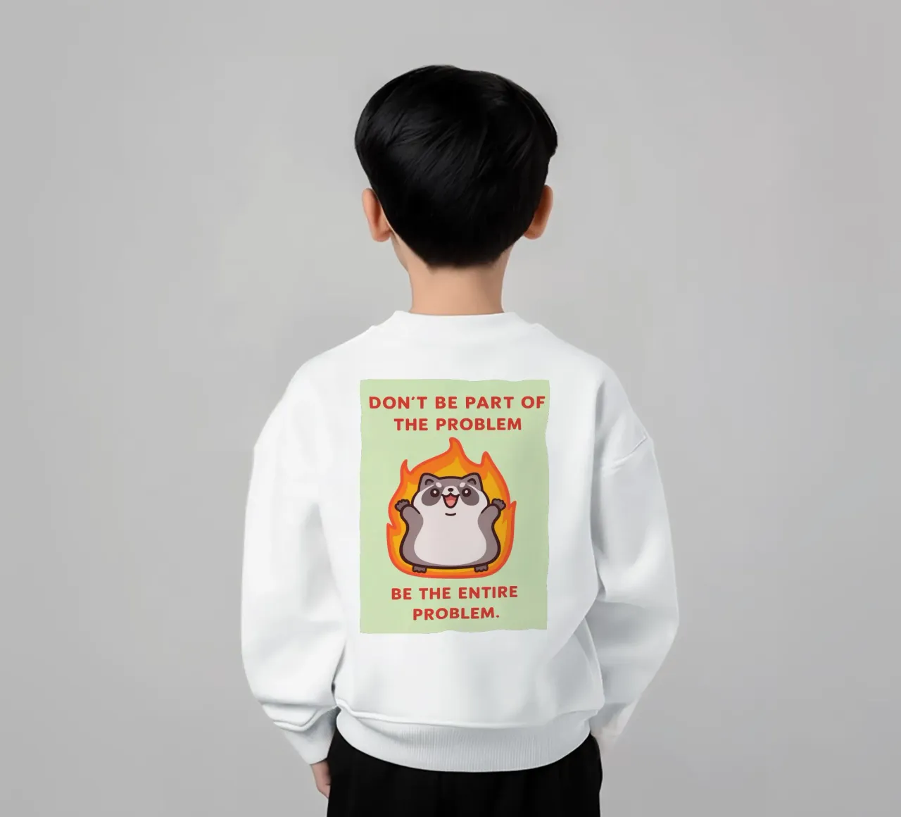 essere parte del problema felpa bambino da bougenfille