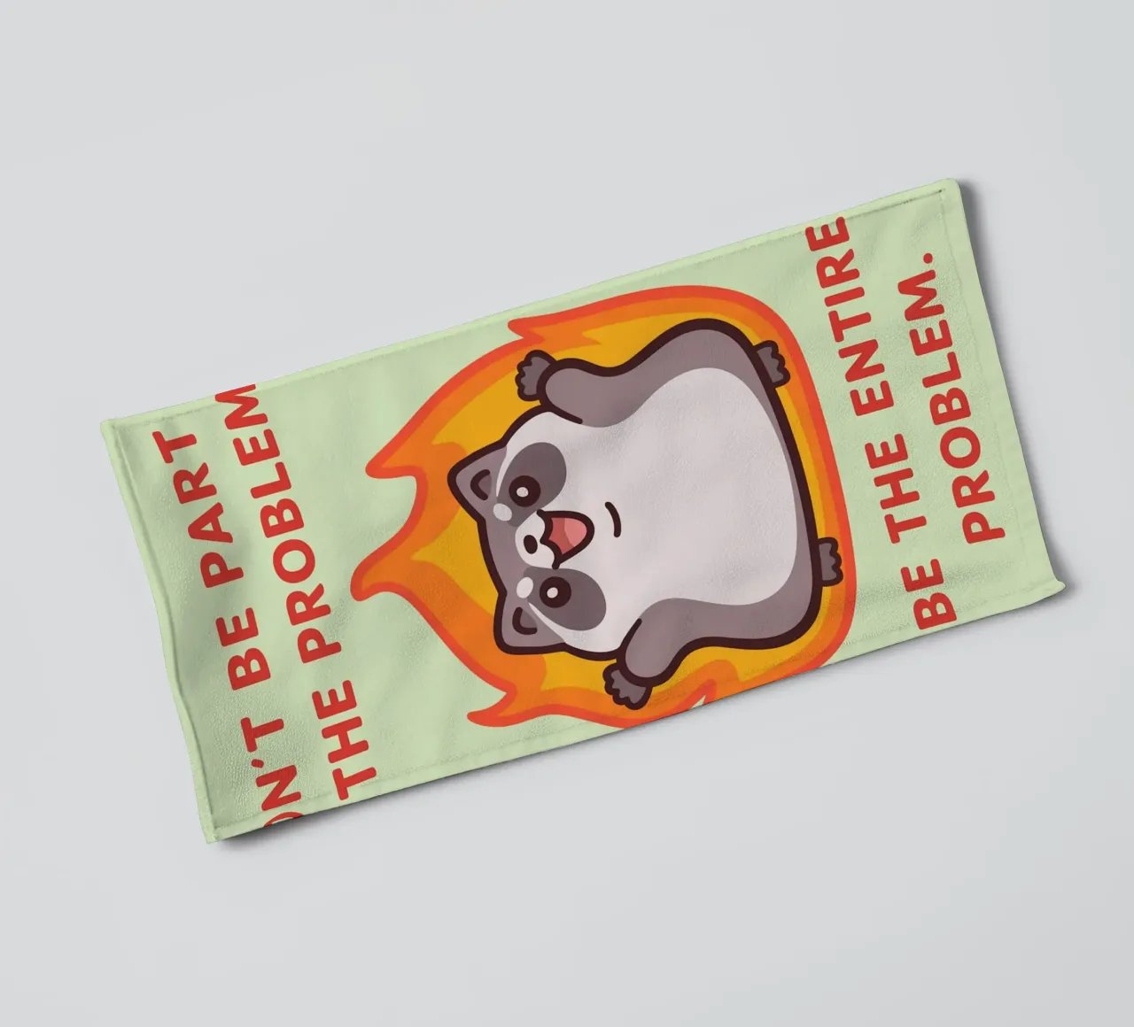 essere parte del problema asciugamano da bagno da bougenfille