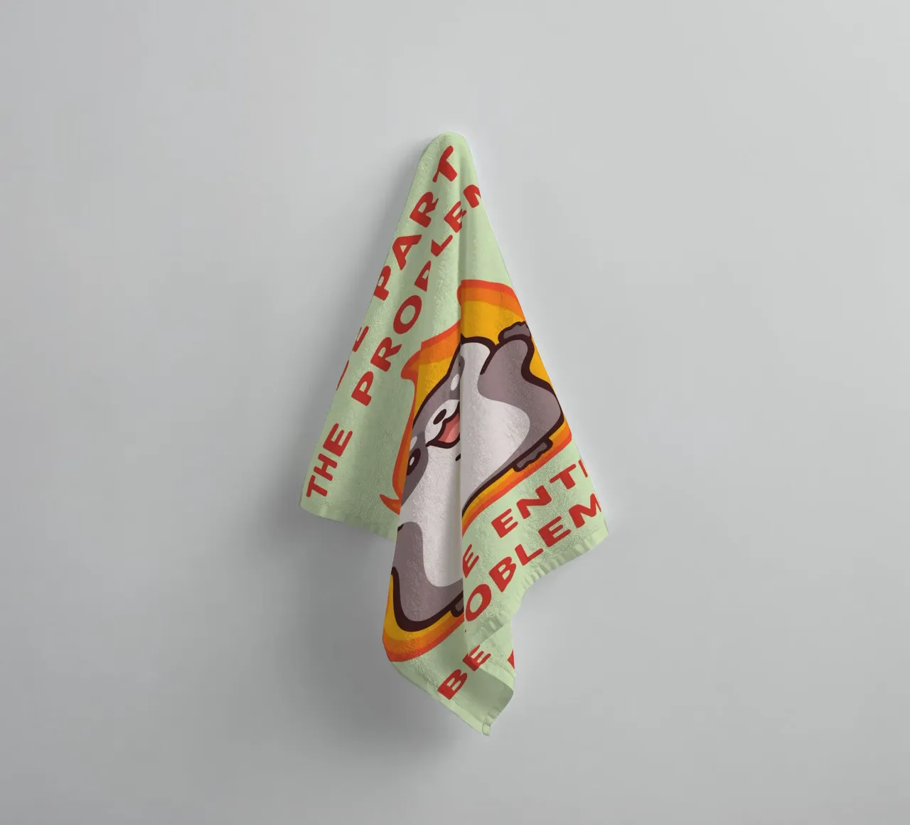 essere parte del problema asciugamano da bagno da bougenfille