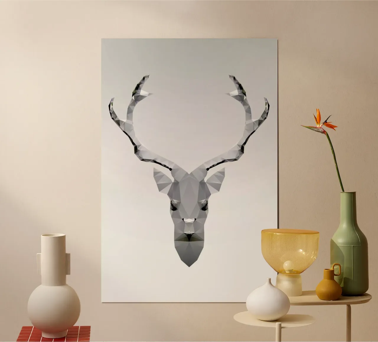 Geo White Deer carta hahnemühle da Three Of The Possessed