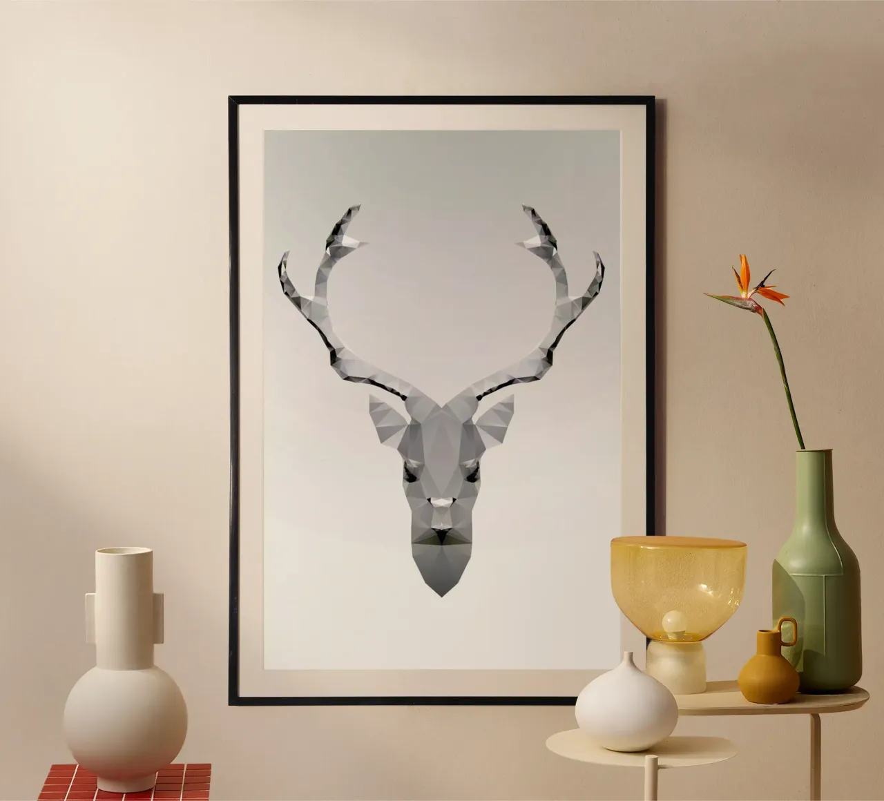 Geo White Deer carta hahnemühle da Three Of The Possessed