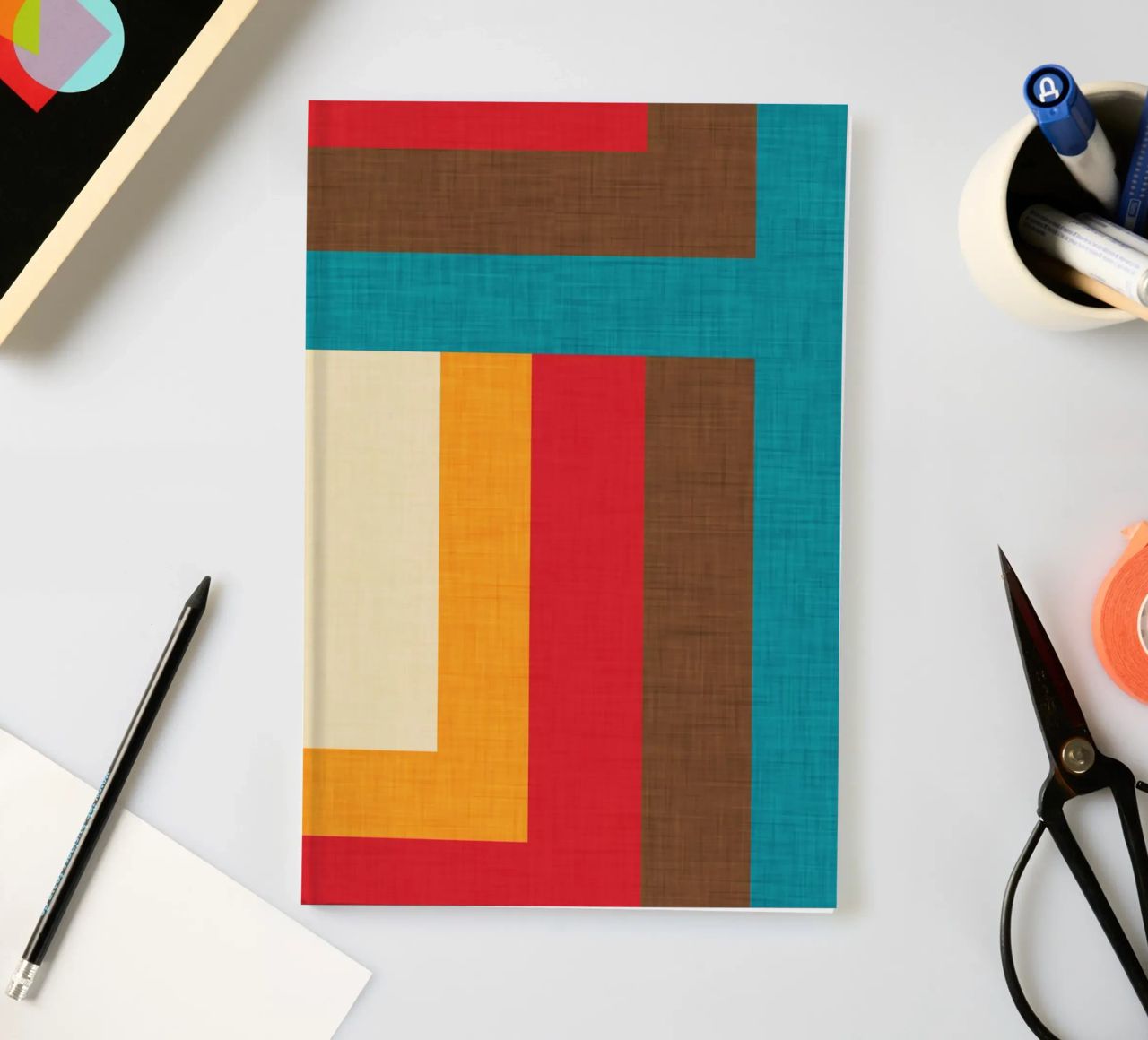 Abstract Mod Cubes M notebook by susanacosta