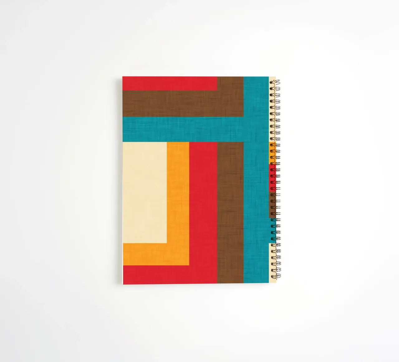 Abstract Mod Cubes M spiral notebook by susanacosta