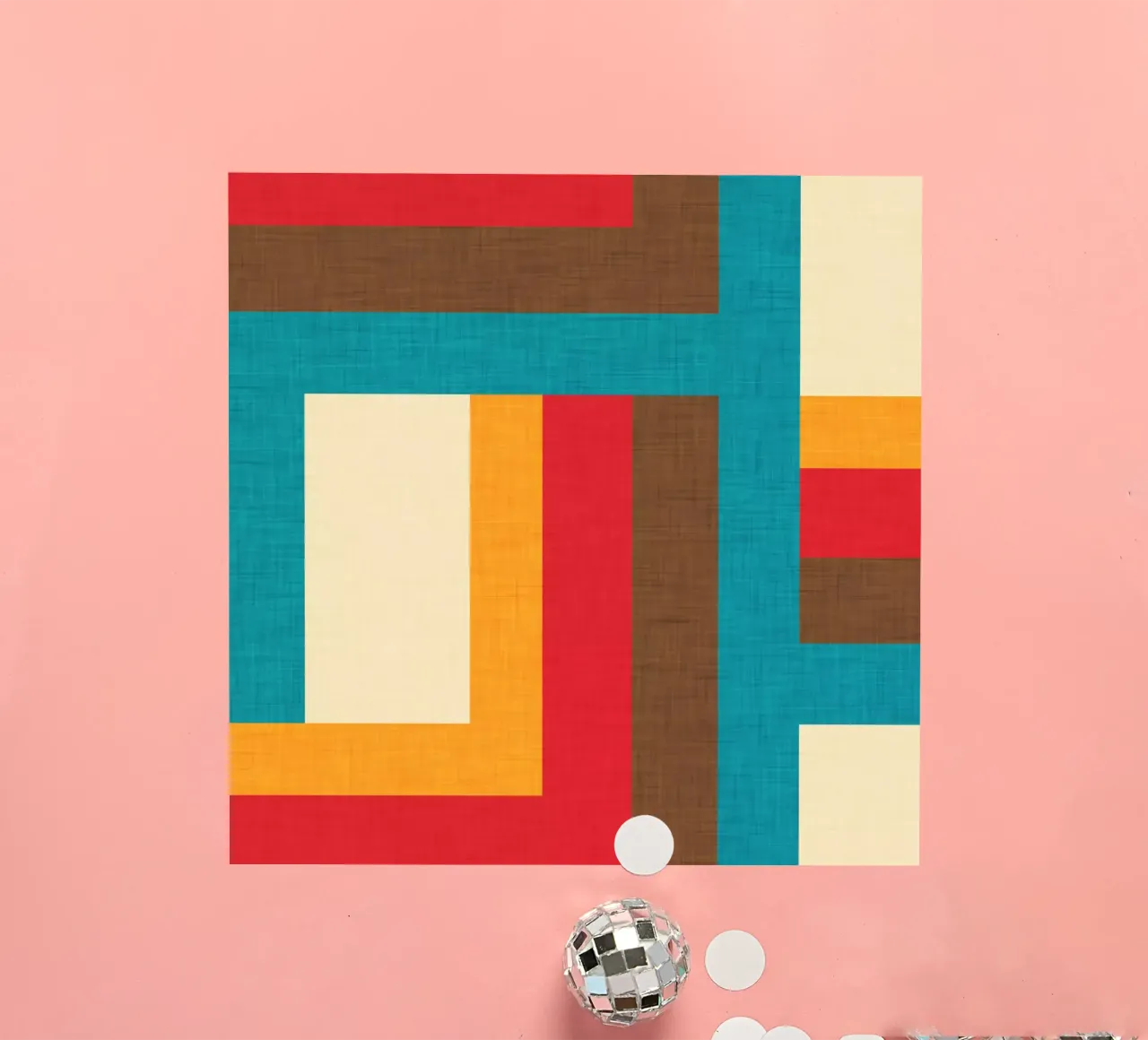 Abstract Mod Cubes M pegatina de susanacosta