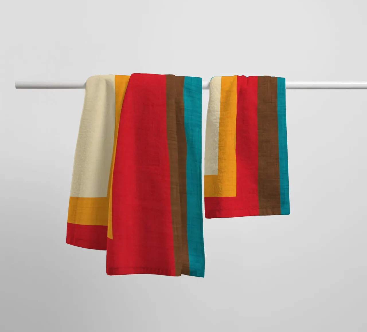 Abstract Mod Cubes M towel by susanacosta