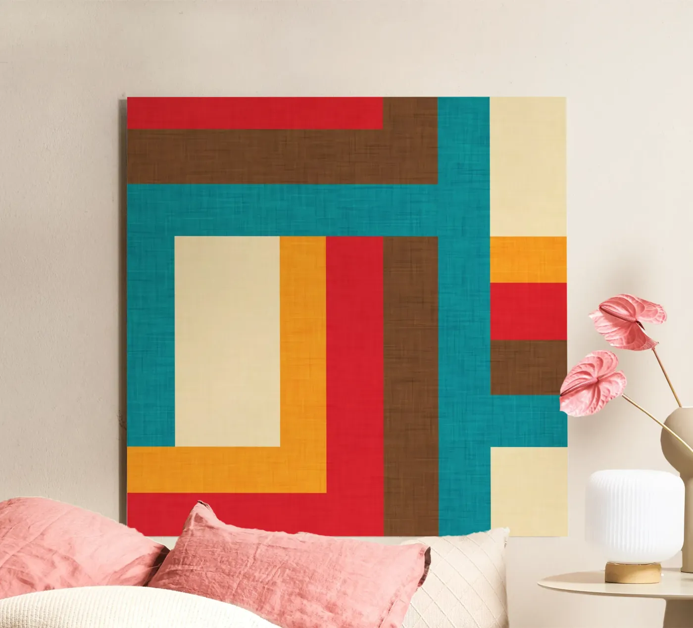 Abstract Mod Cubes M forex plate by susanacosta