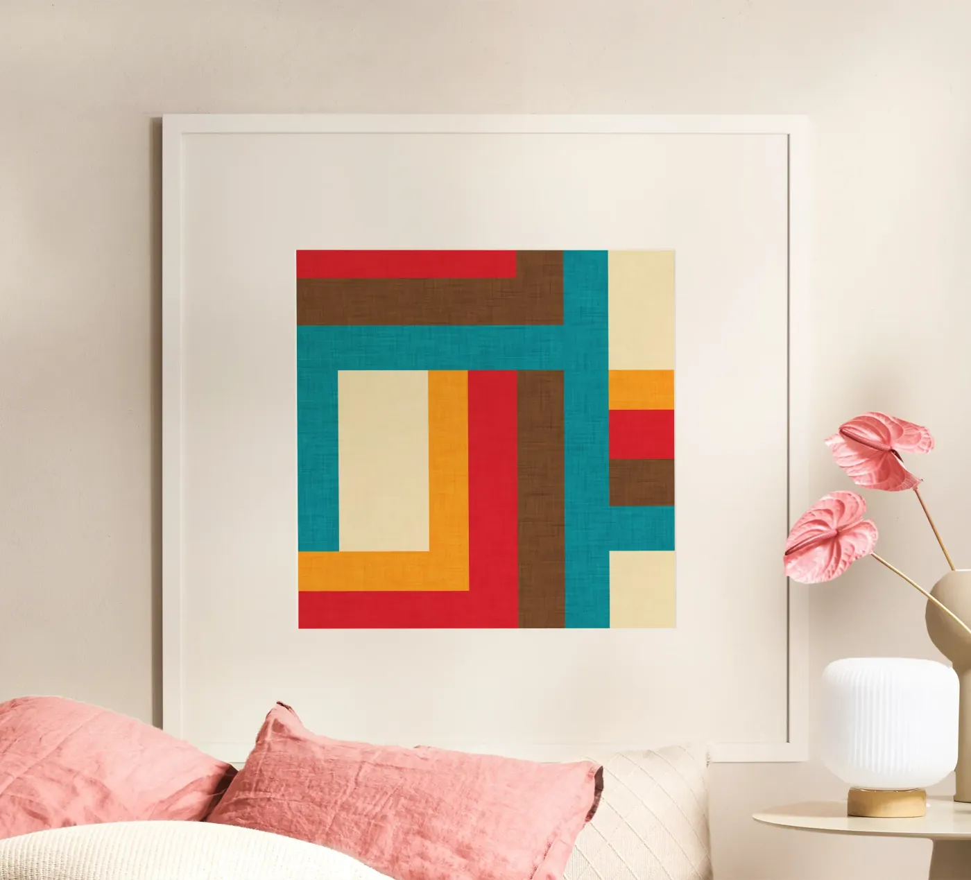 Abstract Mod Cubes M poster by susanacosta