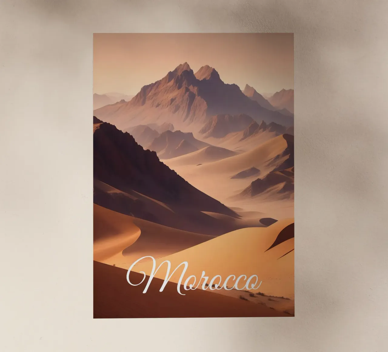Morocco Desert Scene pellicola backlit da Charnwood Prints
