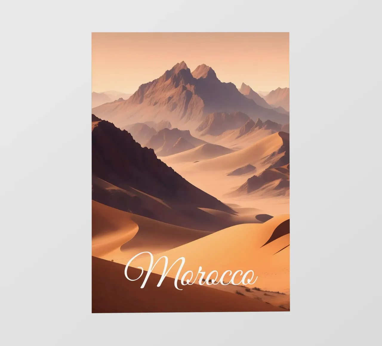 Morocco Desert Scene pellicola backlit da Charnwood Prints