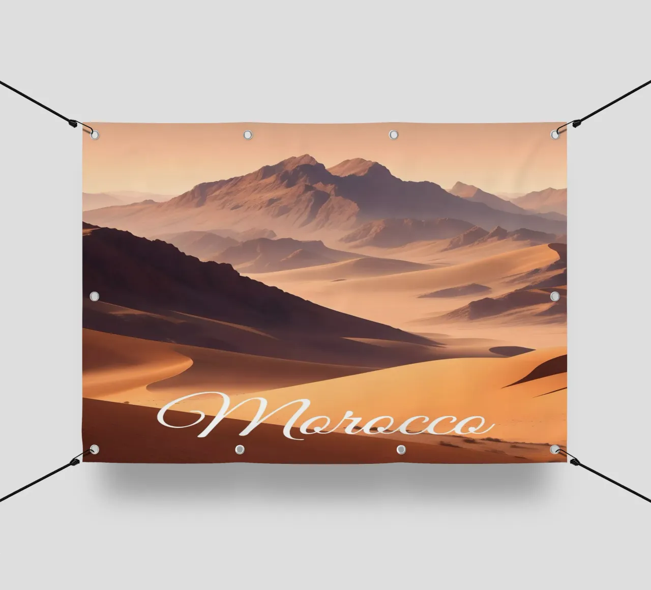 Morocco Desert Scene telo in pvc da Charnwood Prints