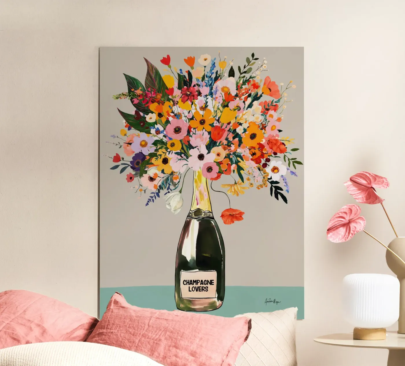 Champagne Lovers poster da Ana Paula Hoppe