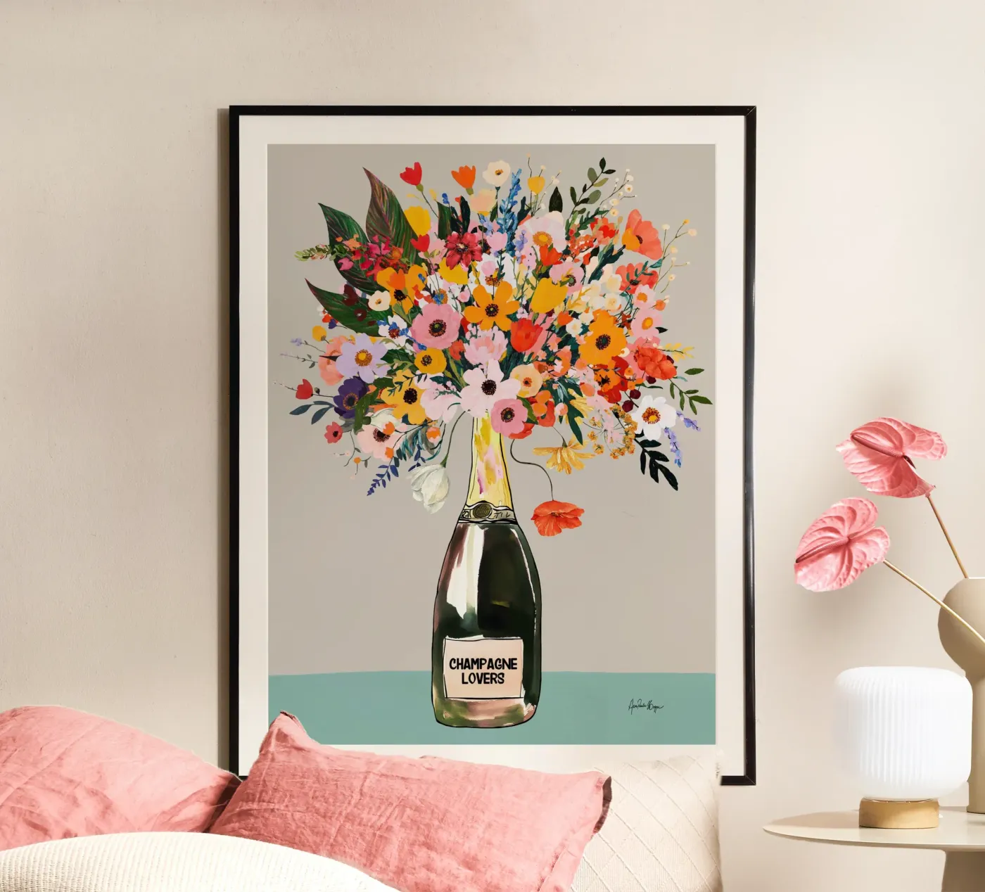 Champagne Lovers poster da Ana Paula Hoppe