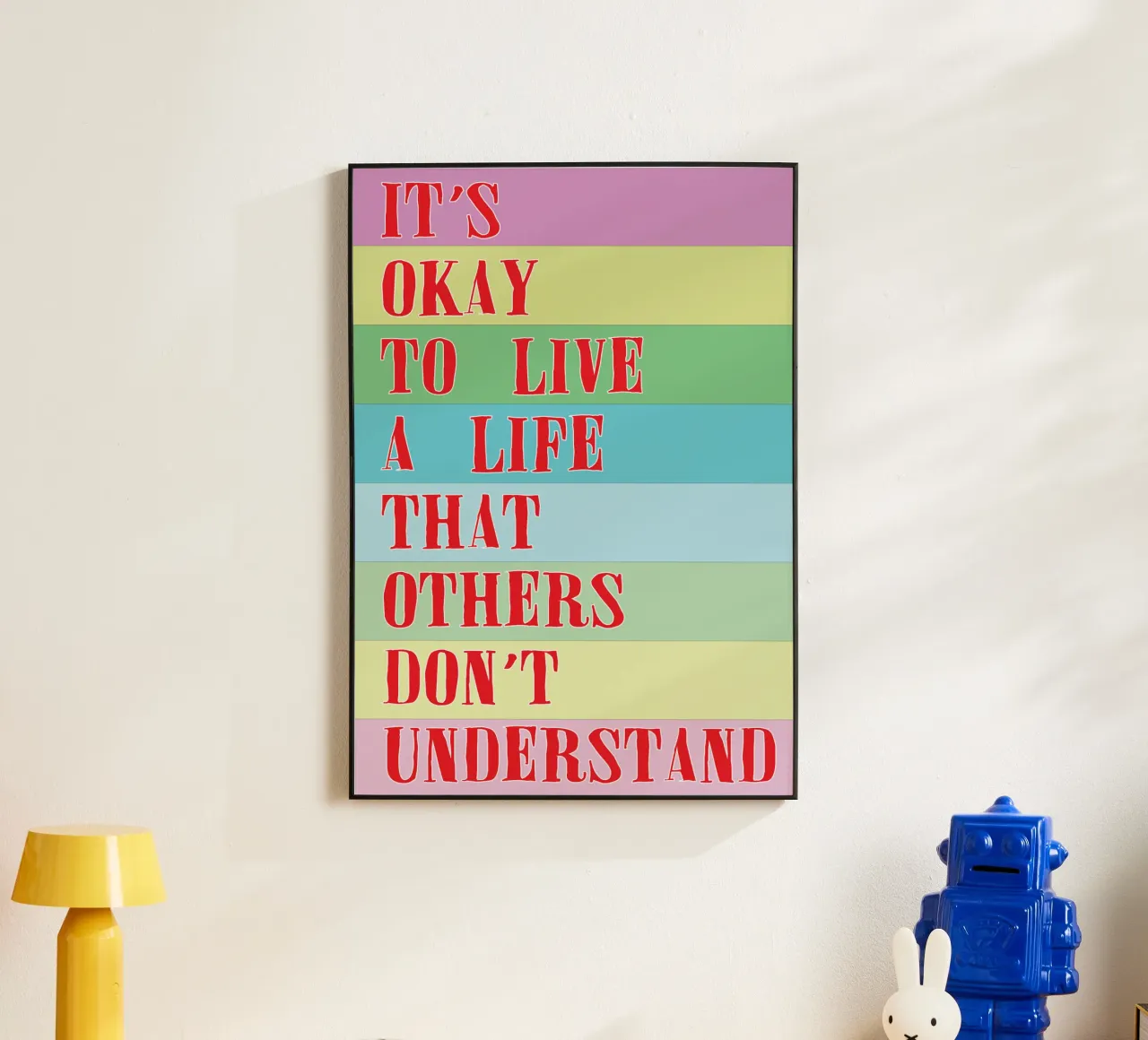 va bene vivere una vita alluminio dibond da bougenfille