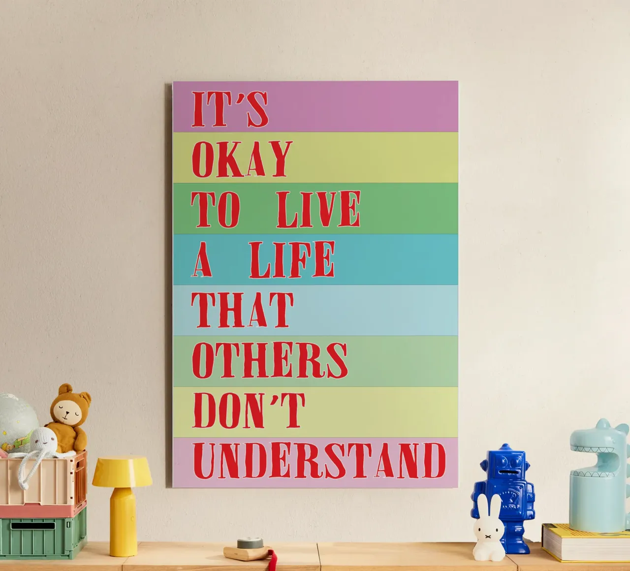 va bene vivere una vita alluminio dibond da bougenfille