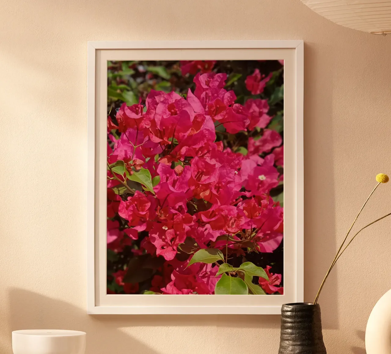 Pink bougainvillea flowers hahnemühle by Skyeaglephotography