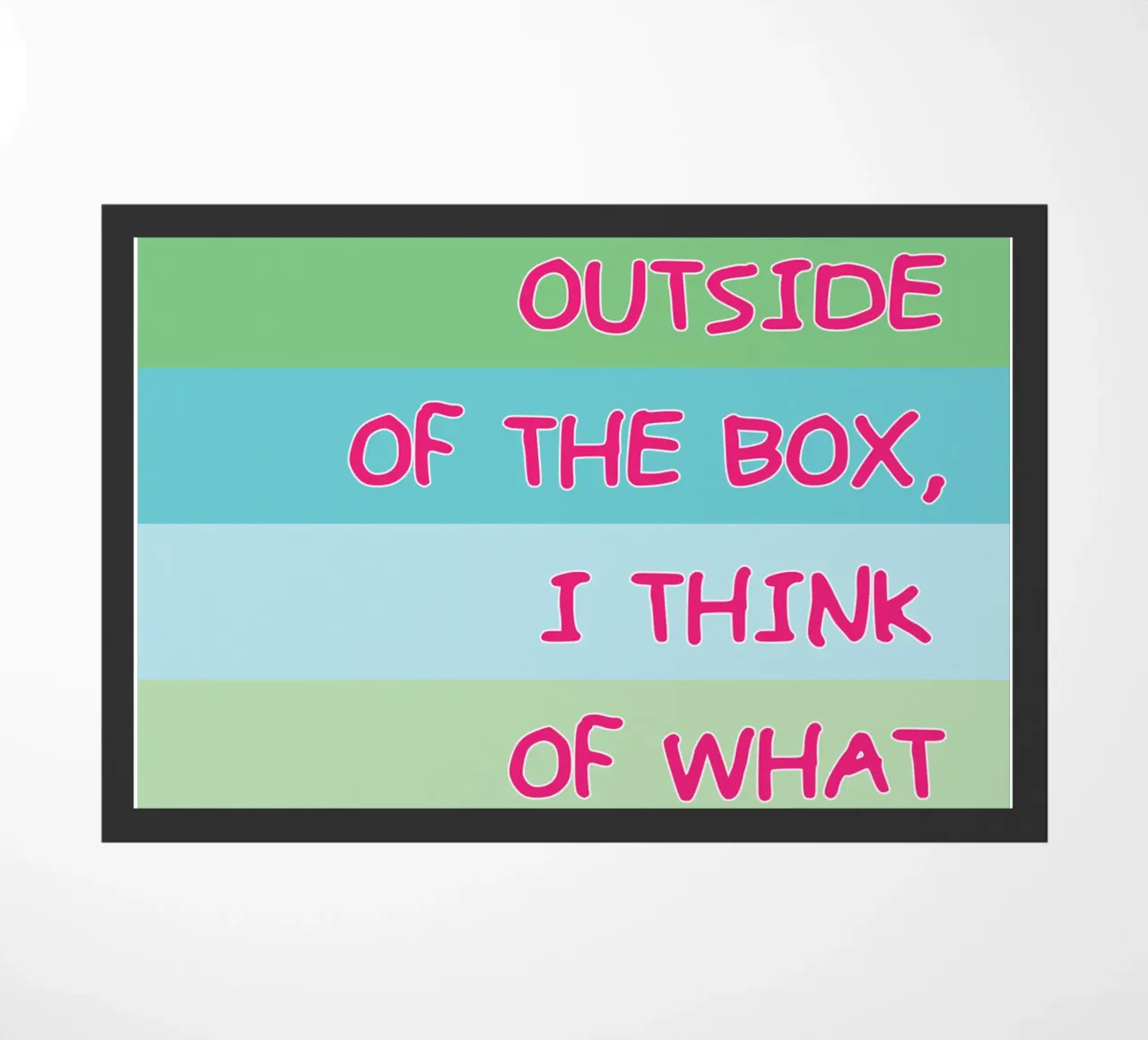 Non credo che un esterno zerbino da bougenfille