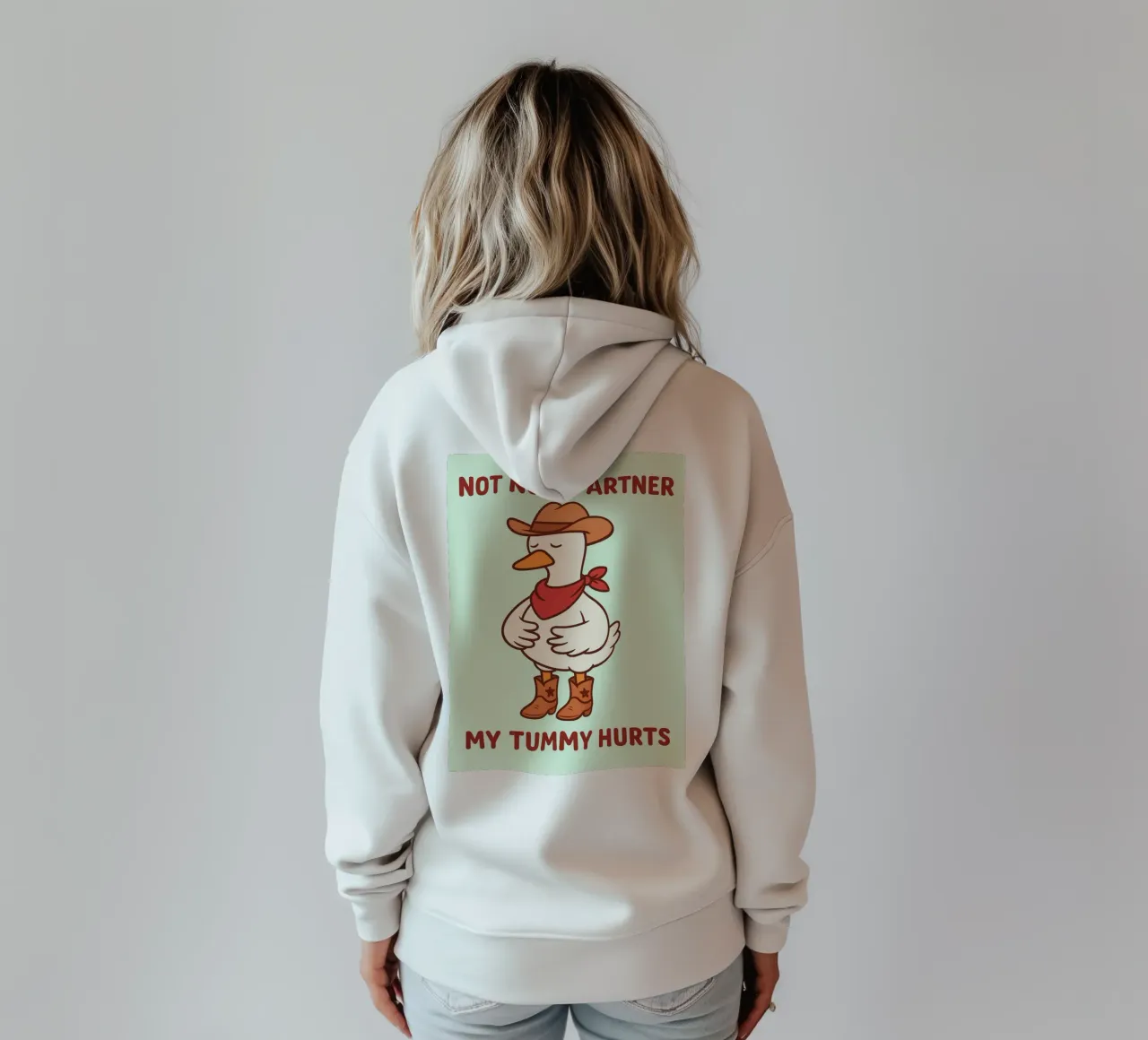 non ora partner felpa con cappuccio da bougenfille