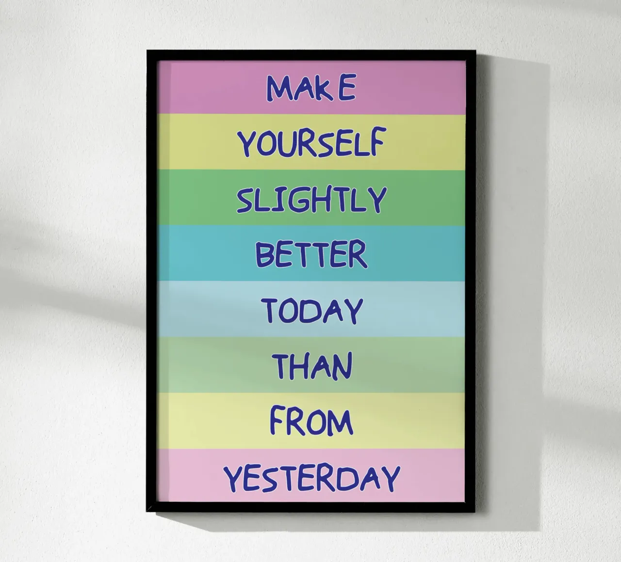 make your self slightly poster by bougenfille