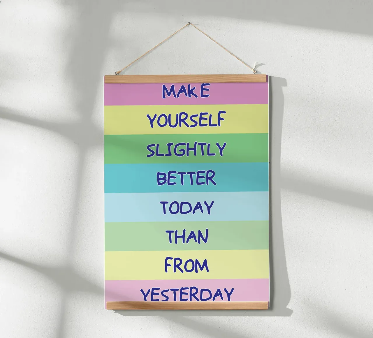 make your self slightly poster by bougenfille