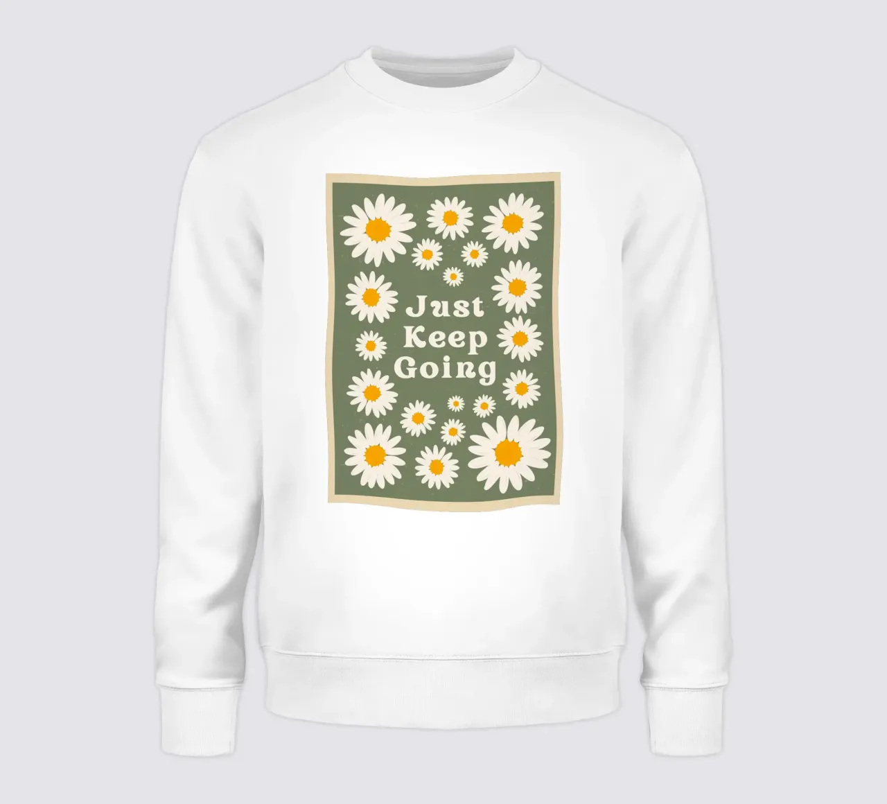 just keep going felpa da The Poster Wordshop