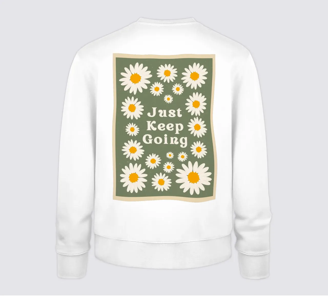 just keep going felpa da The Poster Wordshop