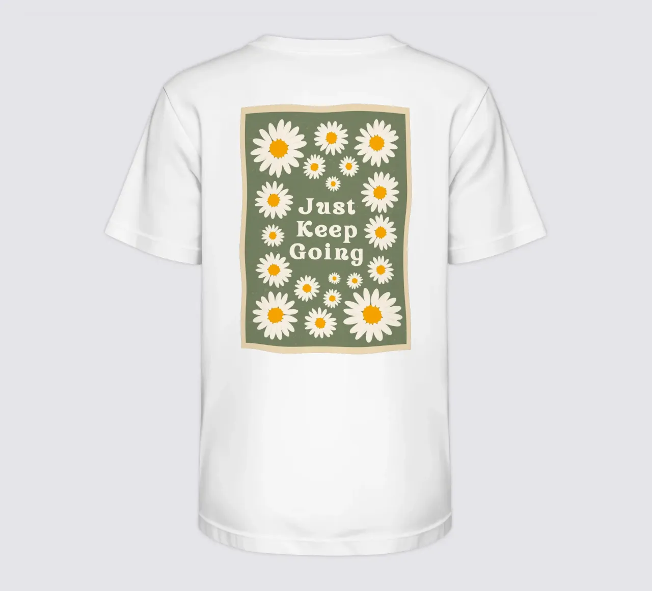 just keep going t-shirt bambini da The Poster Wordshop