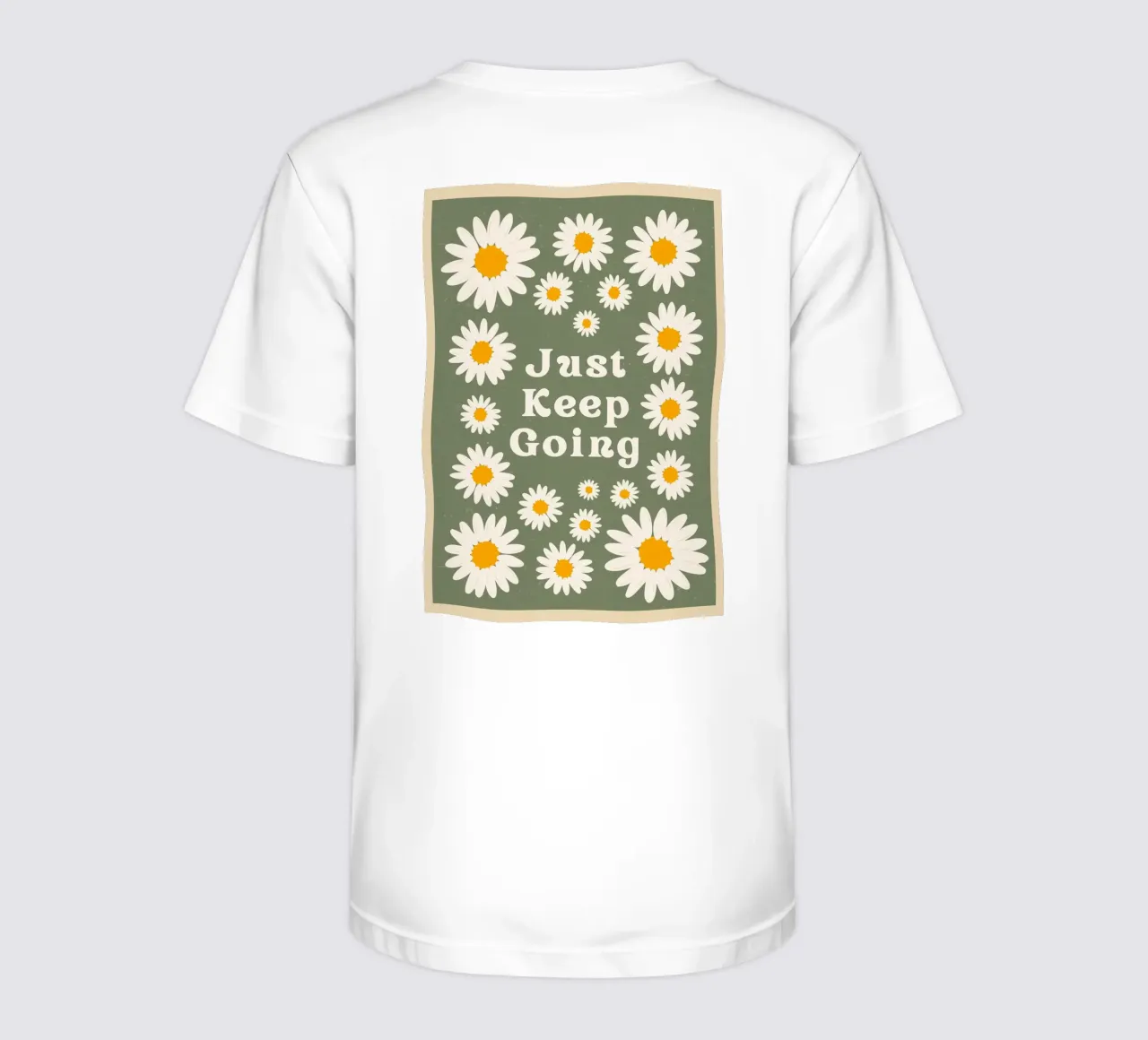 just keep going t-shirt bambini da The Poster Wordshop