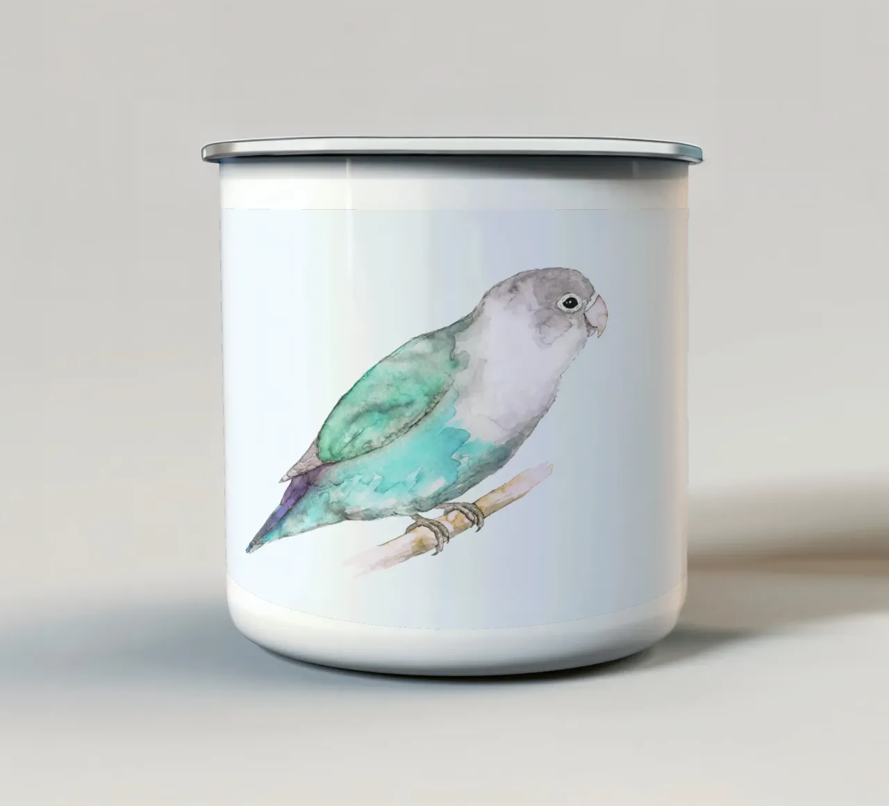 Inseparabile blu pallido tazza in smalto da BwiseLizzy
