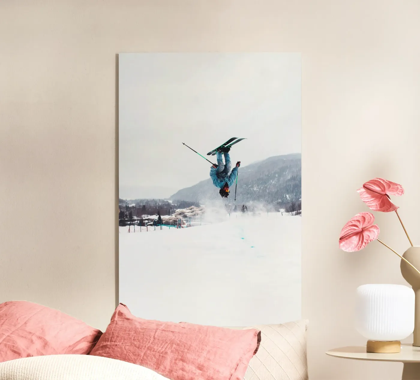 Sci alpino plexiglass da Patricia Photograph