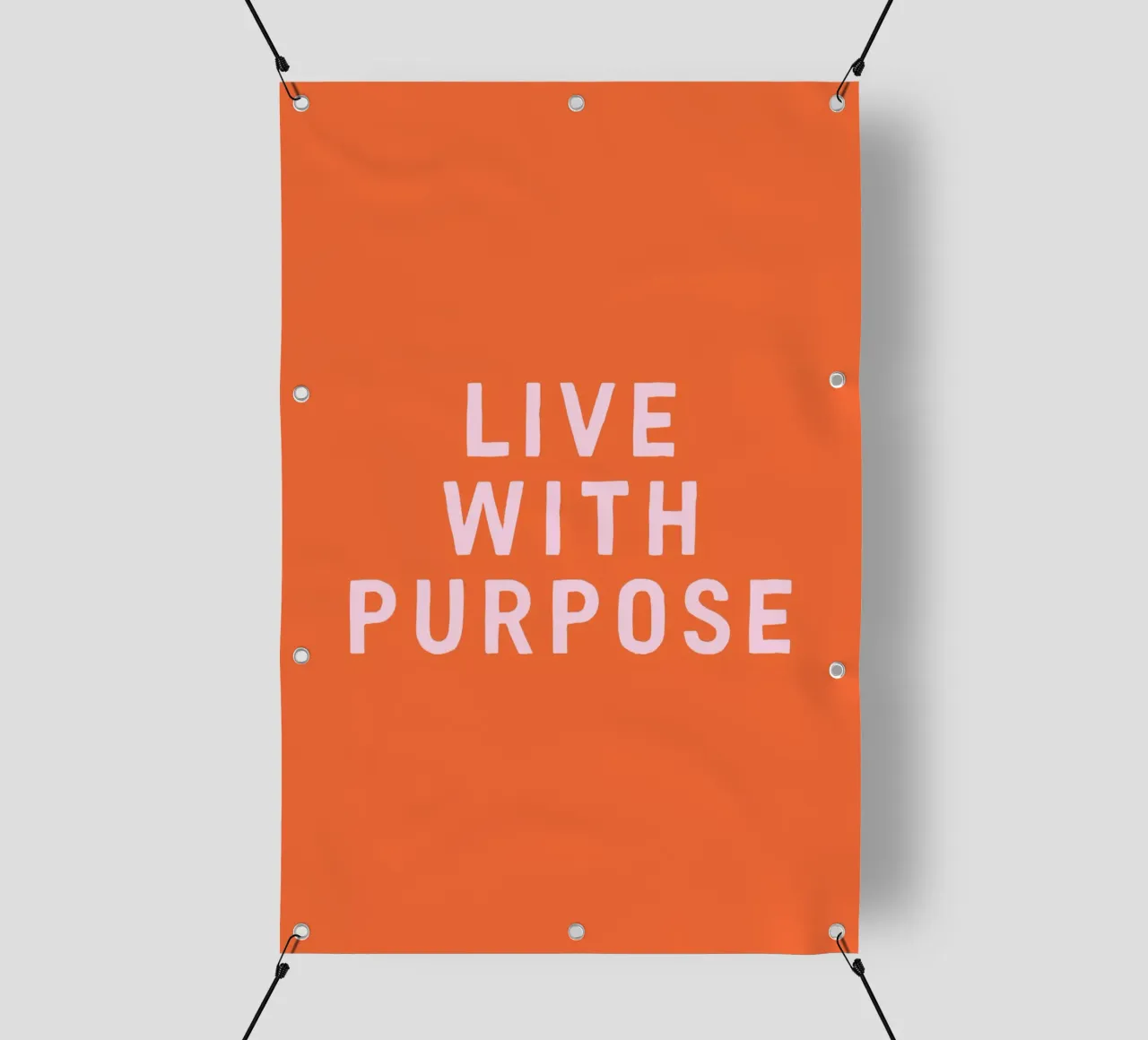 Vivere con uno scopo telo in pvc da The Native State