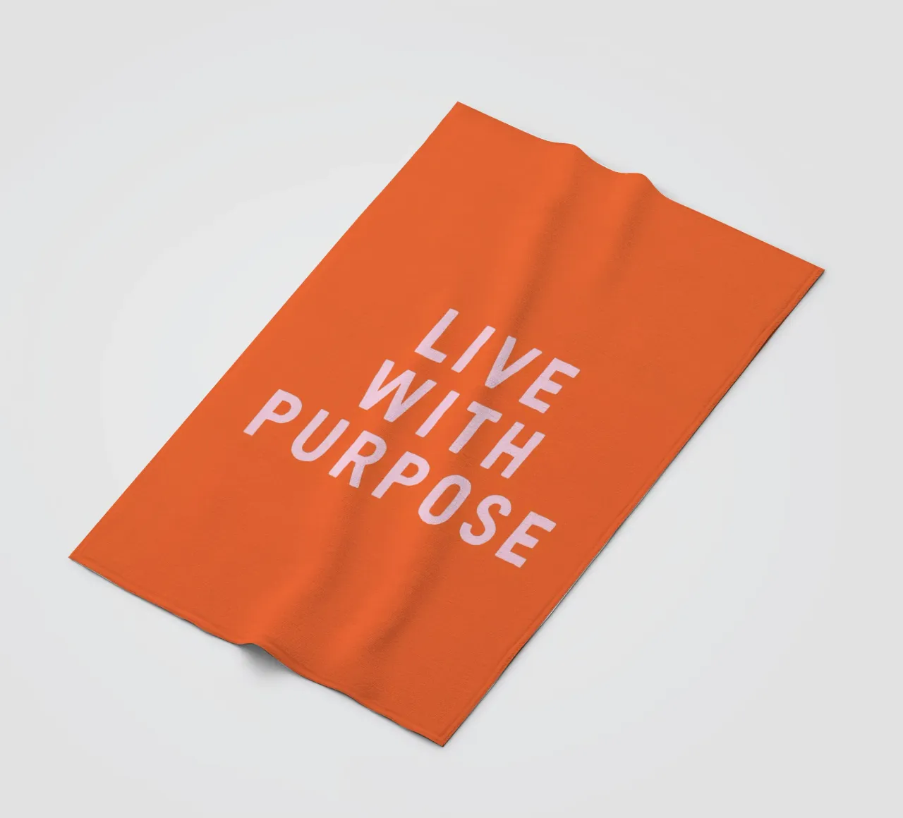 Vivere con uno scopo coperta in pile da The Native State
