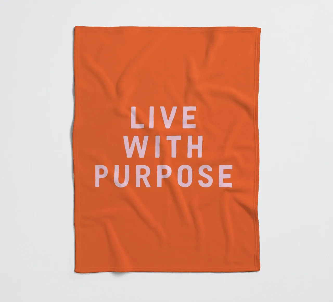 Vivere con uno scopo coperta in pile da The Native State