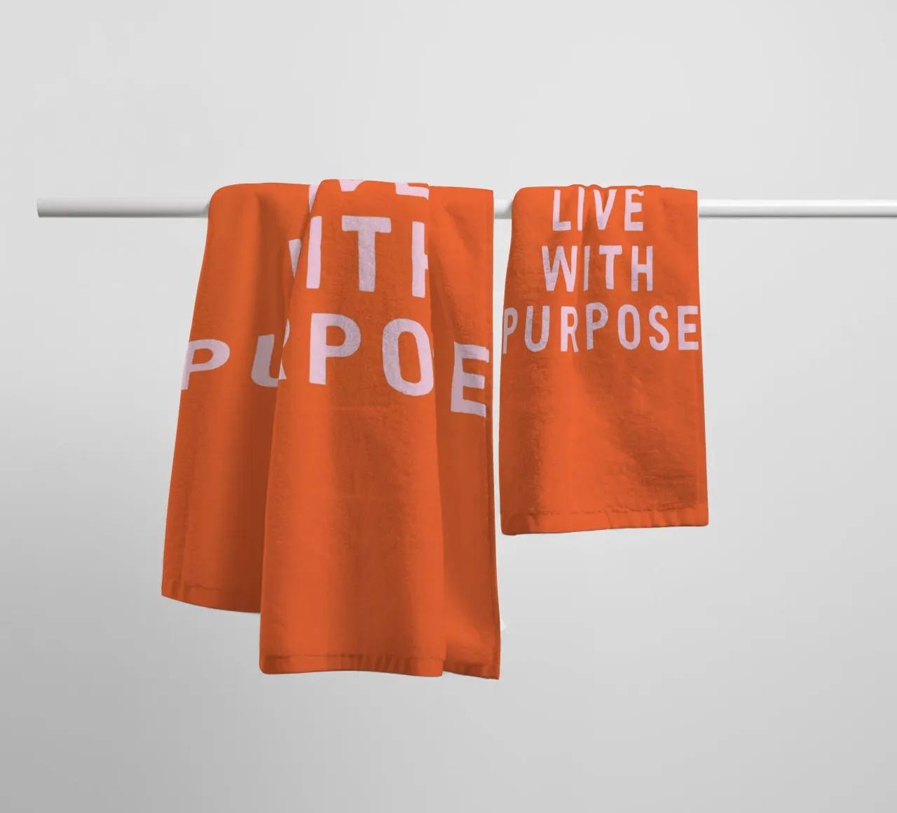 Live With Purpose towel by The Native State