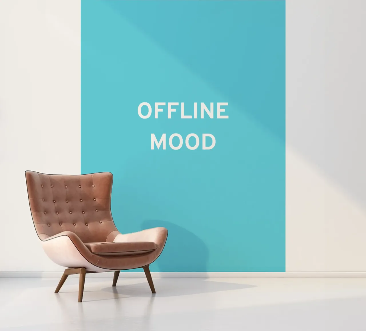 OFFLINE fotobehang van Simple