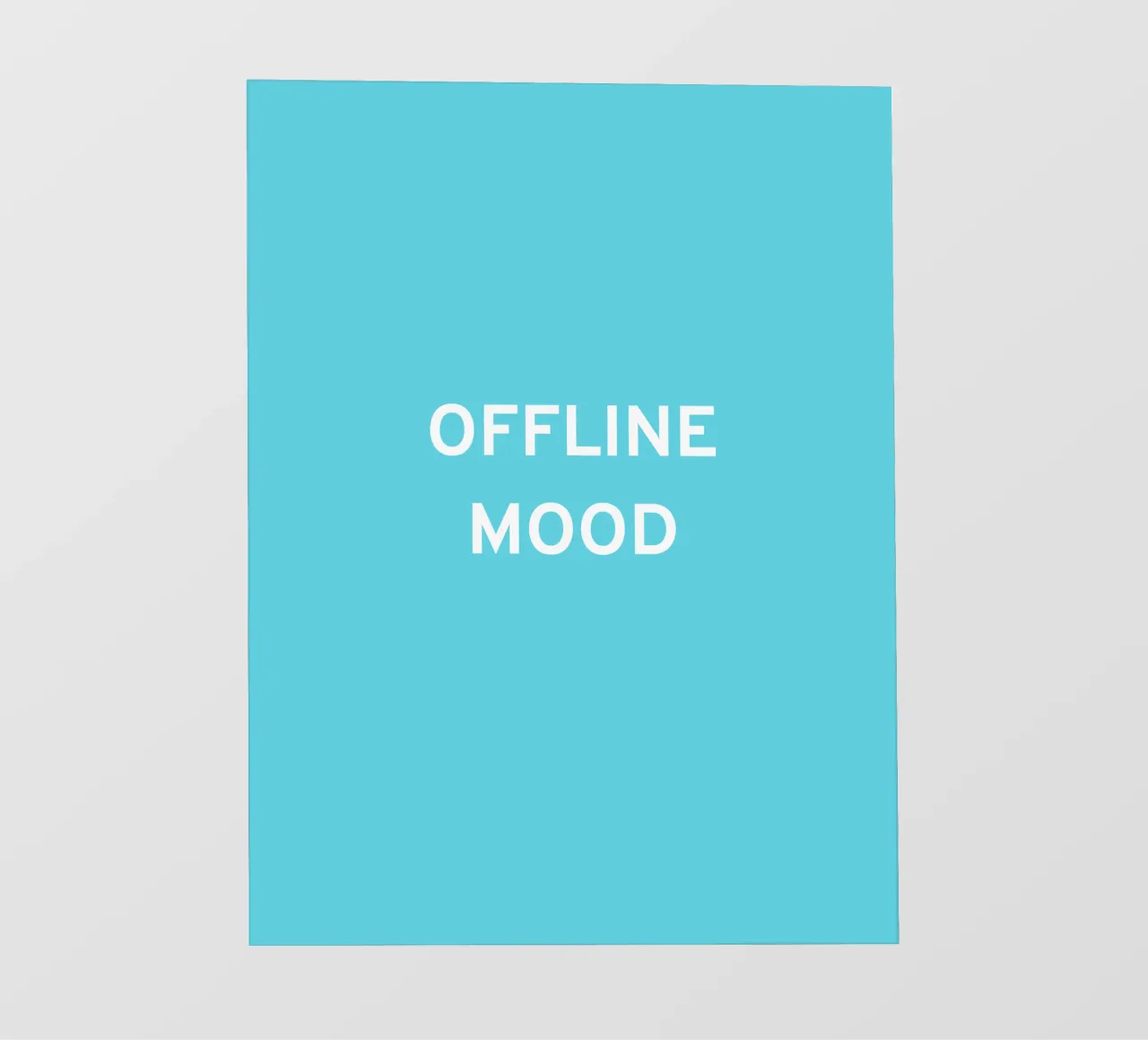 OFFLINE fotobehang van Simple