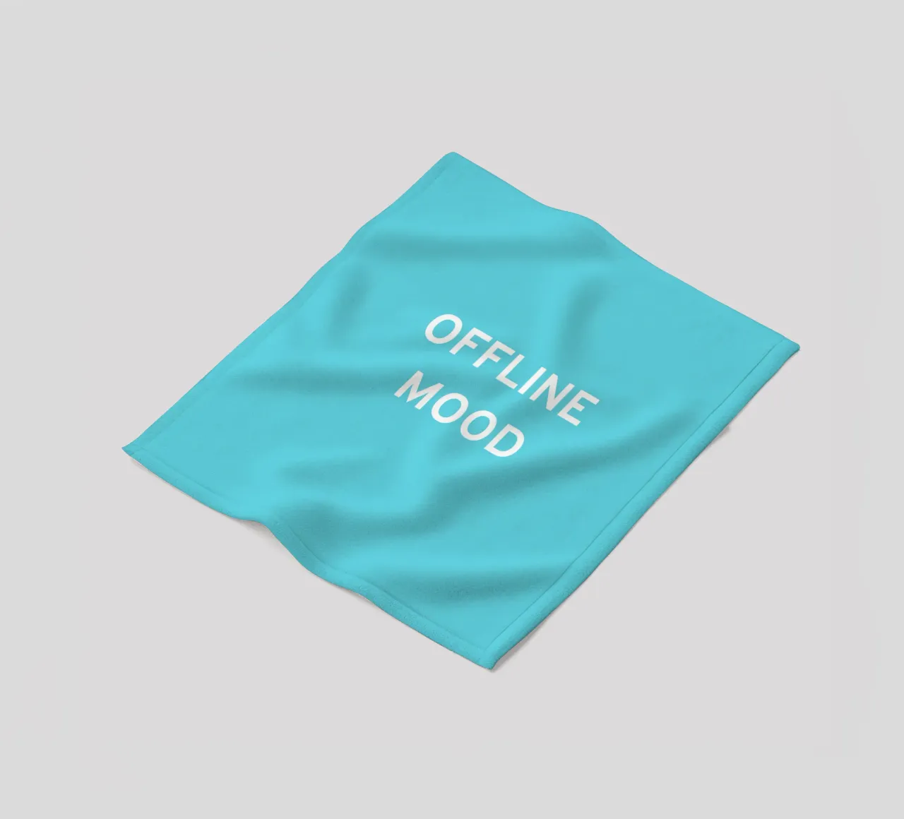 OFFLINE fleece blanket by Simple