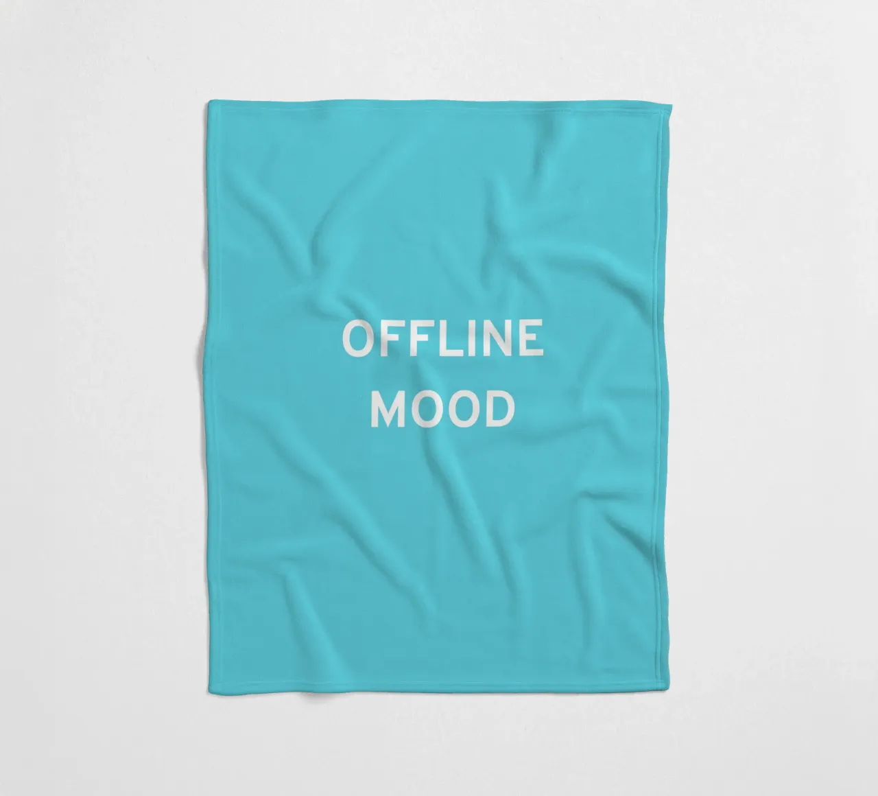 OFFLINE fleece blanket by Simple