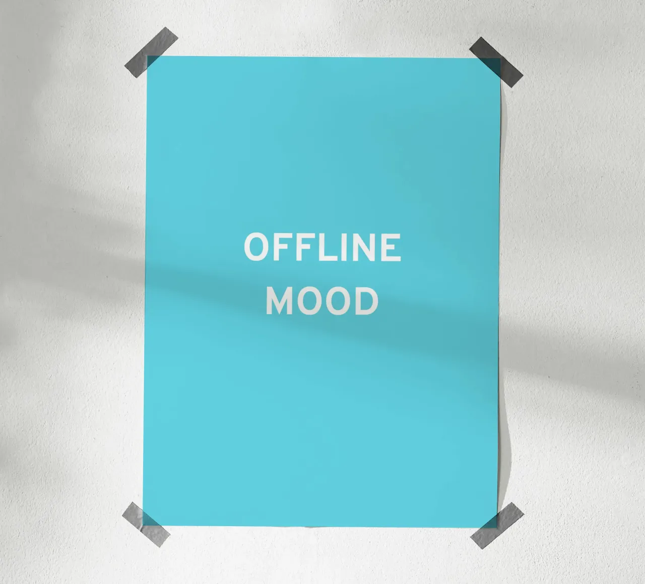 OFFLINE poster van Simple